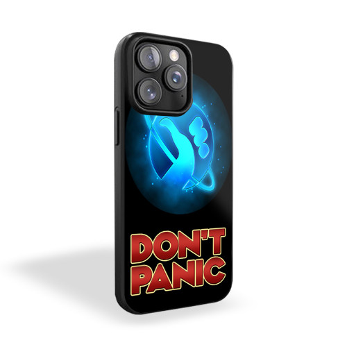 Hitchhiker's Guide To The Galaxy Dont Panic iPhone 15 Case Cover