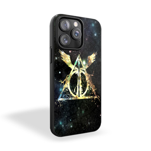 Hogwarts Deathly Hallows Logo iPhone 15 Case Cover