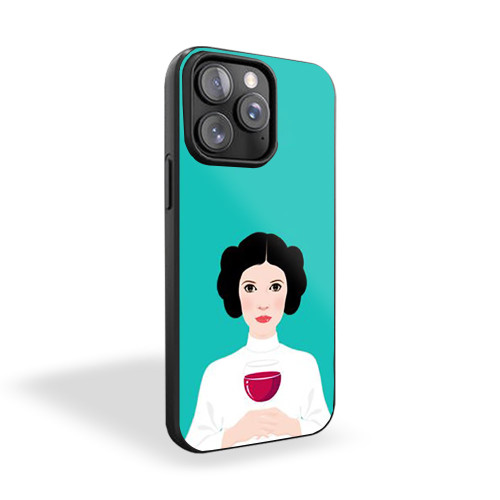 I Love Wine Princess Leia Star Wars iPhone 15 Case Cover