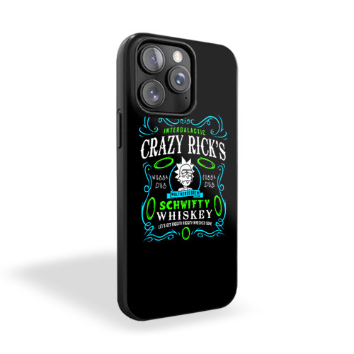 Intergalactic Crazy Ricks Schwifty Whiskey iPhone 15 Case Cover