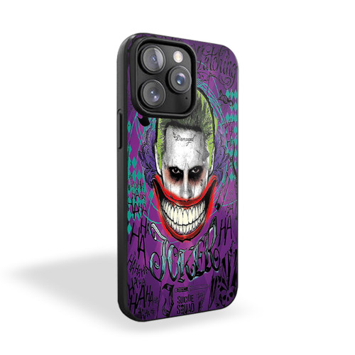 Joker Damaged Typograph iPhone 15 Case Cover