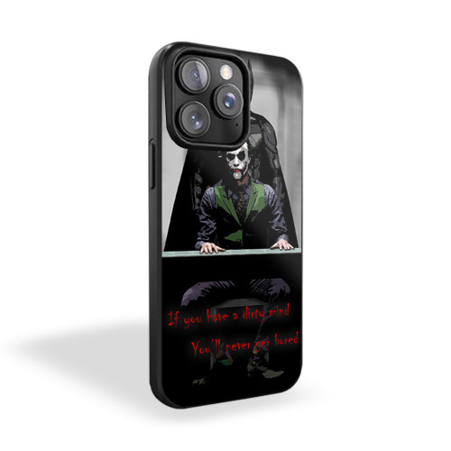 Joker Quote Cartoon iPhone 15 Case Cover