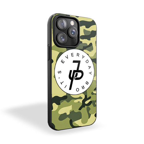 Jp Cross Jake Paul It's Every Day Bro Green Camoflage Camo Team iPhone 15 Case Cover