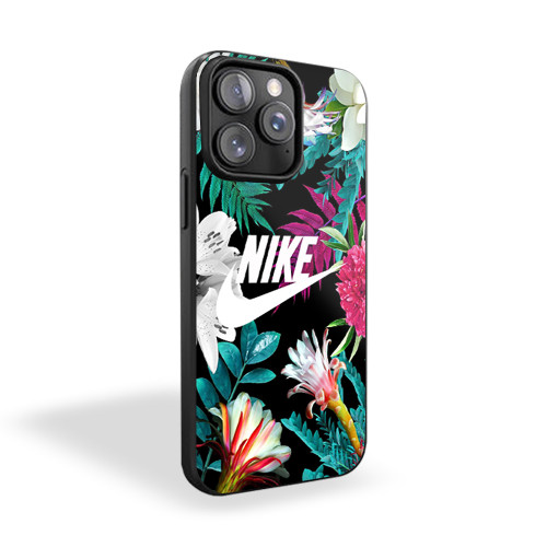 Just Do It Tropical Flowers 1 iPhone 15 Case Cover