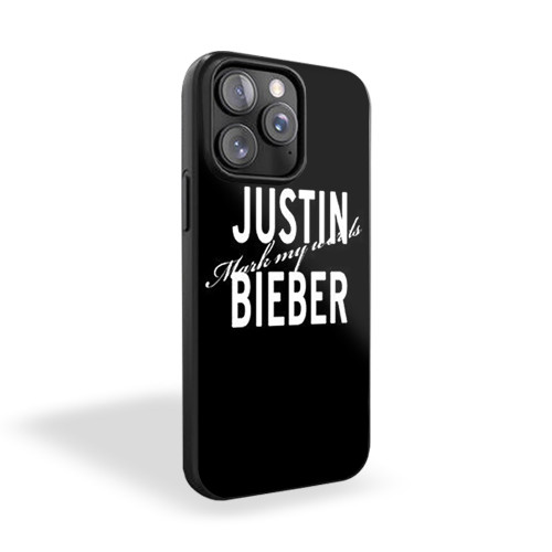 Justin Bieber Mark My Words Poster Art iPhone 15 Case Cover
