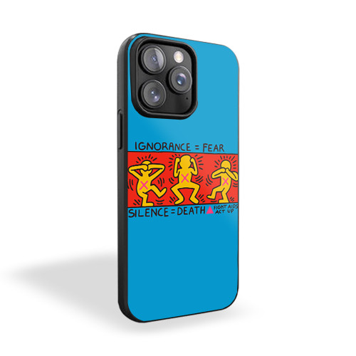 Keith Haring Ignorance Fear iPhone 15 Case Cover