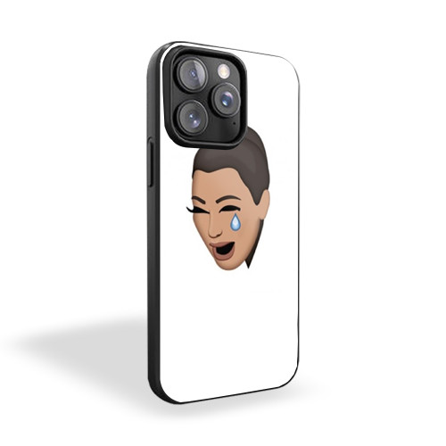 Kim Kardashian Crying Emoji iPhone 15 Case Cover