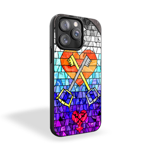 Kingdom Hearts Stained Glass iPhone 15 Case Cover