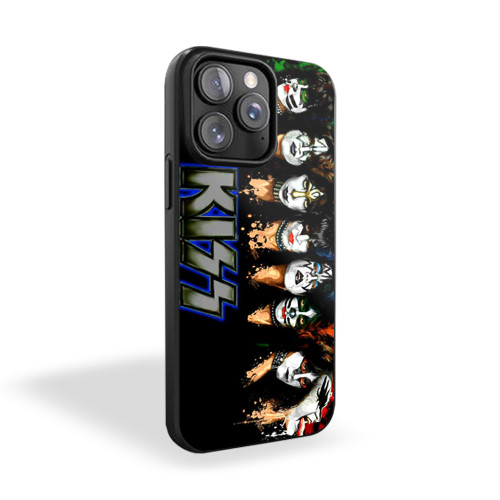 Kiss Face Painting iPhone 15 Case Cover