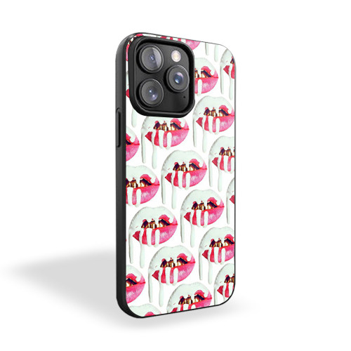 Kylie Jenner Lips Lipstick iPhone 15 Case Cover