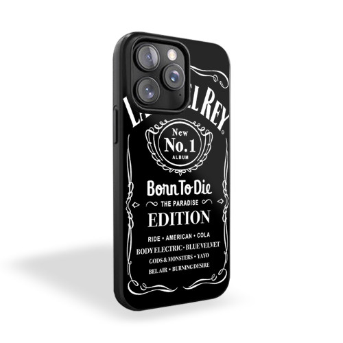 Lana Del Rey Born To Die Whiskey Logo iPhone 15 Case Cover