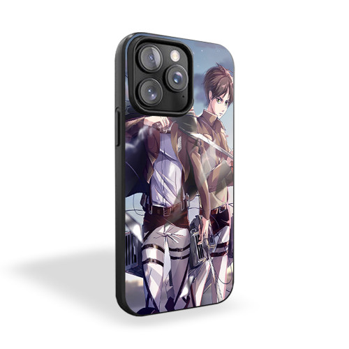 Levi And Eren Attack On Titan iPhone 15 Case Cover