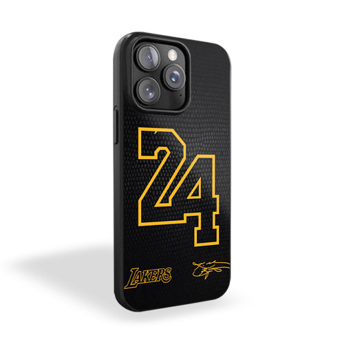 Mamba Mentality 24 Logo iPhone 15 Case Cover