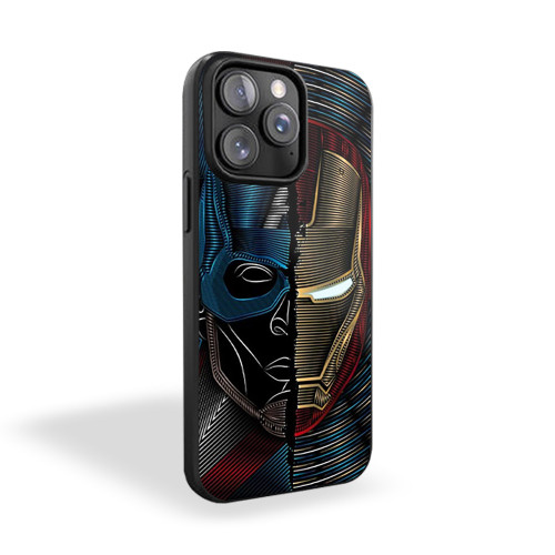 Marvels Defender Captain America And Iron Man iPhone 15 Case Cover