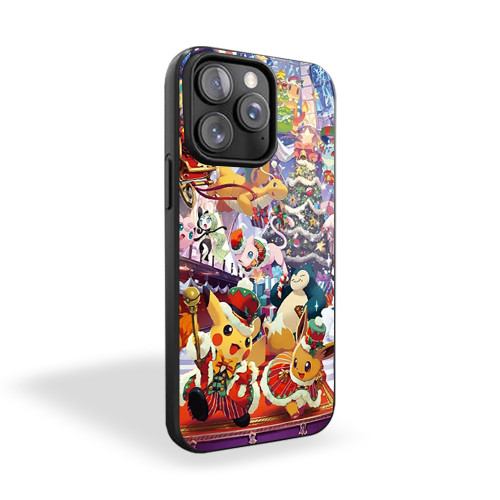 Merry Christmas Pokemon iPhone 15 Case Cover