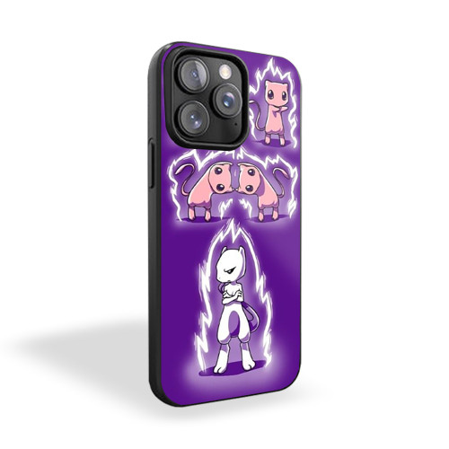 Miew Fusion Miewtwo Saiyan Pokemon iPhone 15 Case Cover