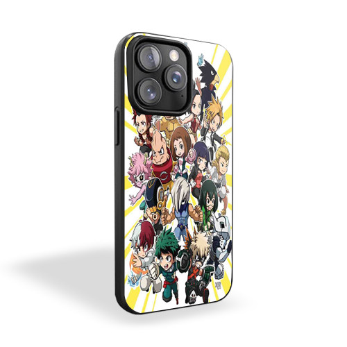 My Hero Academia Chibi iPhone 15 Case Cover