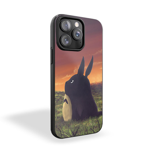 My Neighbour Totoro Design 01 Leather iPhone 15 Case Cover