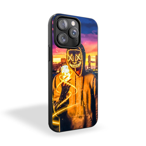 Neon Mask iPhone 15 Case Cover