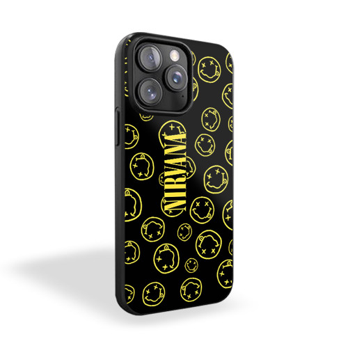 Nirvana Smiley Face Logo iPhone 15 Case Cover