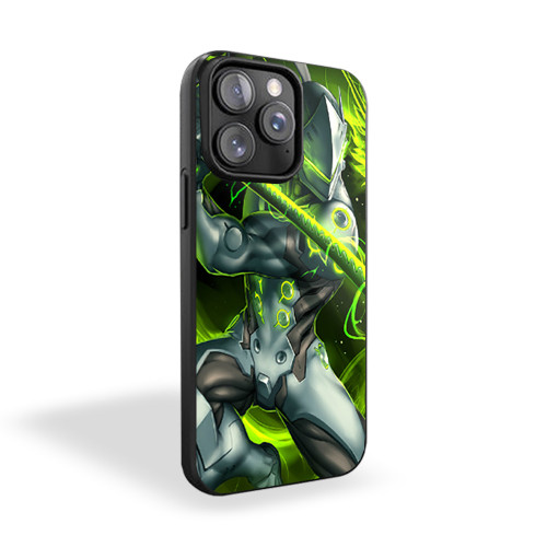 Overwatch Anime Art Death Battle Genji Vs Gray Fox iPhone 15 Case Cover
