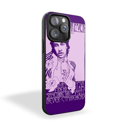 Purple Solid Prince Purple Rain I'm Not Your Lover iPhone 15 Case Cover