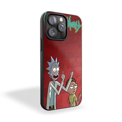 Rick And Morty Middle Finger iPhone 15 Case Cover
