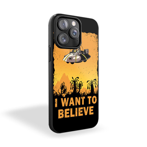 Rick And Morty Ufo I Want To Believe iPhone 15 Case Cover