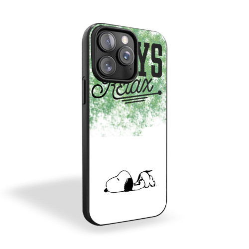 Says Relax Snoopy iPhone 15 Case Cover