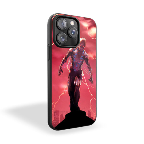 Spiderman Superhero Flying iPhone 15 Case Cover
