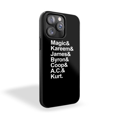 1987 Magic And Kareem And James And Byron And Coop And Ac And Kurt iPhone 15 Case Cover