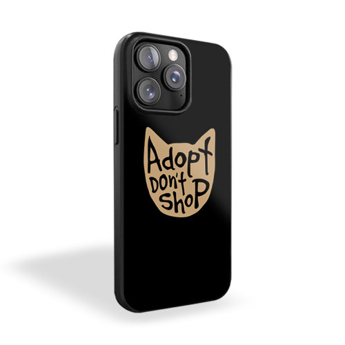 Adopt Don't Shop Cat Lover iPhone 15 Case Cover