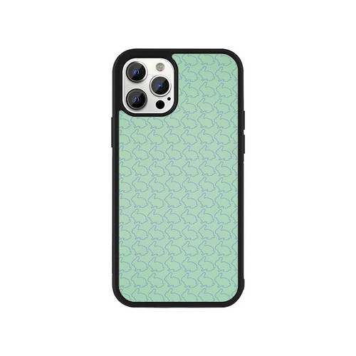 Mint Rabbit Pattern 2 iPhone 13 / 13 Mini / 13 Pro / 13 Pro Max Case Cover