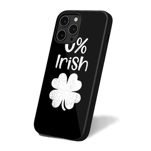 0% Irish Funny St Patrick's Day iPhone 16 Case Cover