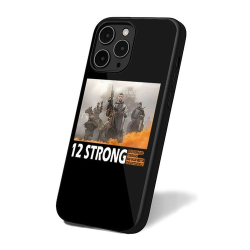 12 Strong Movie 2018 Retro Simple Art Vintage iPhone 16 Case Cover