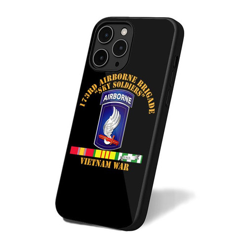 173Rd Airborne Brigade W Vn Svc Ribbons iPhone 16 Case Cover