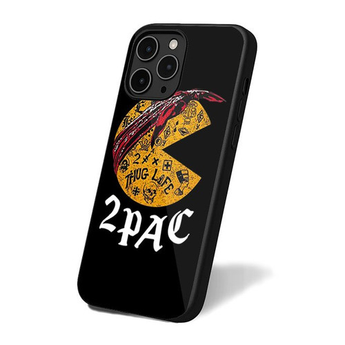 2Pac Pac Man Funny iPhone 16 Case Cover