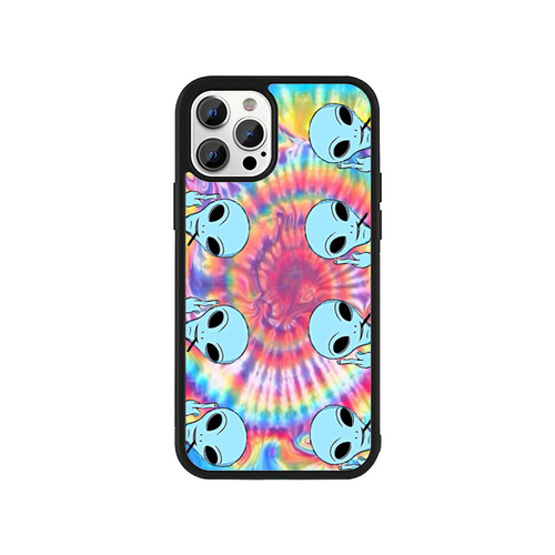 Middle Finger Alien Tie Dye Bleach Cute Girly Girls iPhone 13 / 13 Mini / 13 Pro / 13 Pro Max Case Cover
