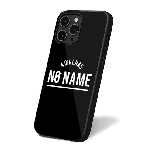 A Girl Has No Name Humorous Quote Game Of Thrones Typography 3 iPhone 16 Case Cover