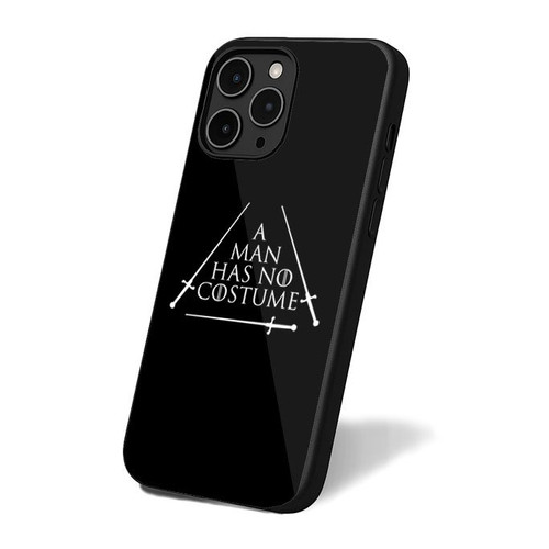 A Man Has No Costume Funny Halloween iPhone 16 Case Cover