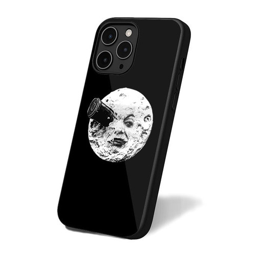 A Trip To The Moon Art Simple Retro iPhone 16 Case Cover