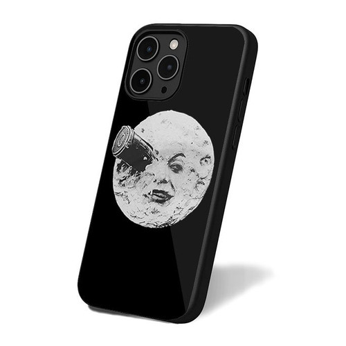 A Trip To The Moon Vintage Art Simple iPhone 16 Case Cover