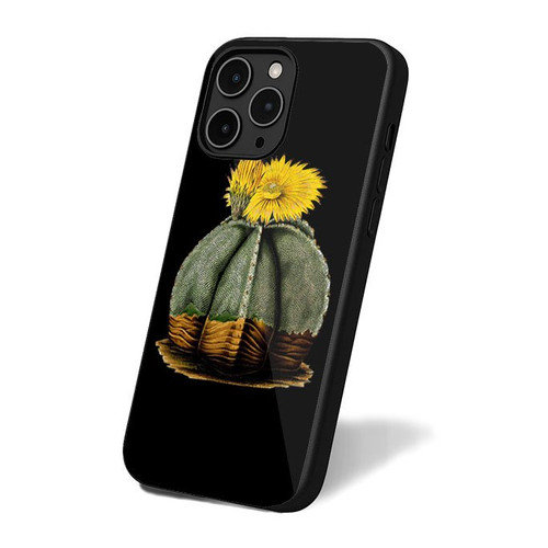 A Vintage Botanical Illustration Of A Cactus Flower In Bloom iPhone 16 Case Cover