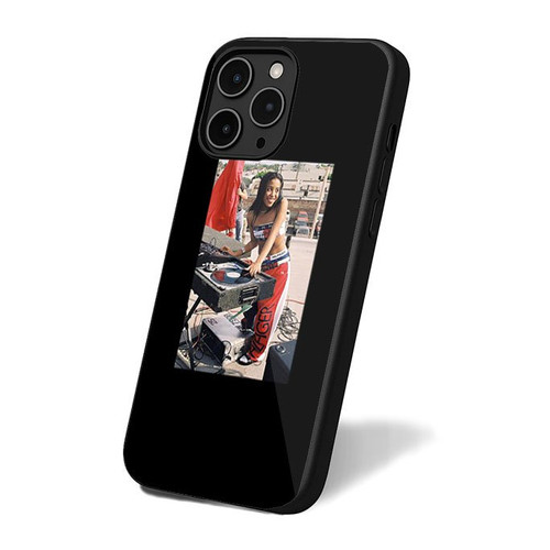 Aaliyah Dj Tommy Hilfiger Rock The Boat 1998 iPhone 16 Case Cover