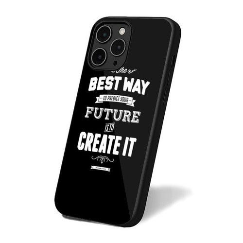 Abraham Lincoln Quote Art Create Your Future Vintage Signs Typography iPhone 16 Case Cover