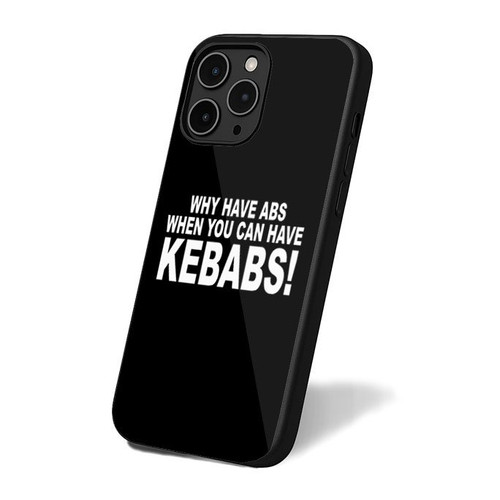 Abs Kebabs Slogan Joke iPhone 16 Case Cover