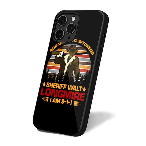 Absaroka Co Wyoming Sheriff Walt Longmire I Am 9-1-1 iPhone 16 Case Cover