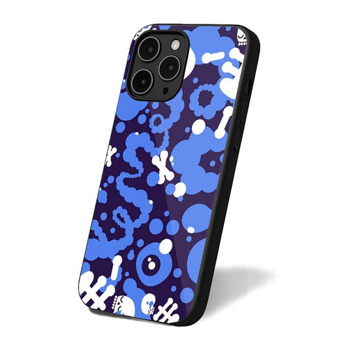 Abstract Pattern Skull And Bones iPhone 16 Case Cover