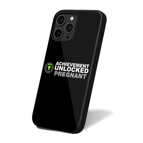 Achievement Unlocked New Baby Surprise Announcement Pregnant New Dad iPhone 16 Case Cover