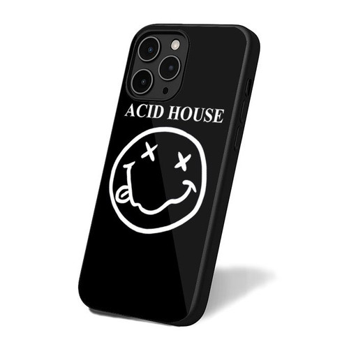 Acid House Smiley Face Hip Hop Logo iPhone 16 Case Cover